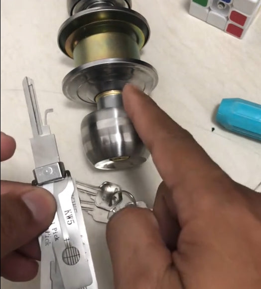 KW1 Lock Pick | 2-in-1 lock picking kit | LockPick Mastery