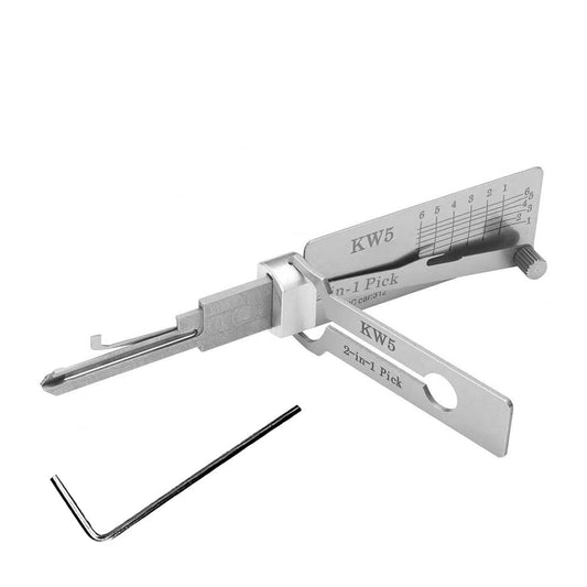 KM5 Lock Pick | 2-in-1 lock picking kit | LockPick Mastery
