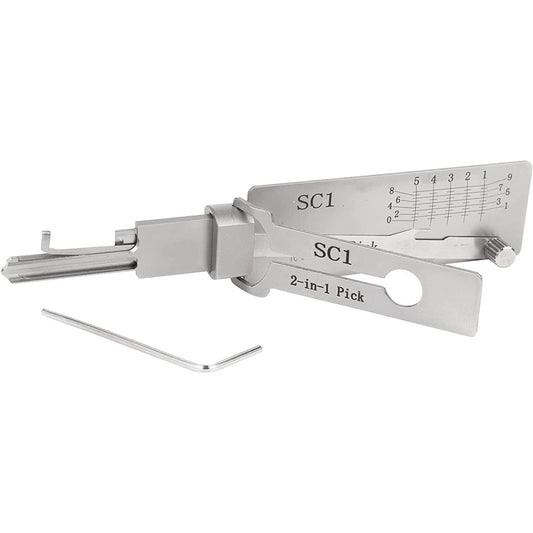 SC1 Lock Pick | 2-in-1 lock picking kit | LockPick Mastery
